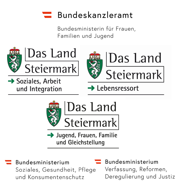 Logos der Fördergeber:innen 2023