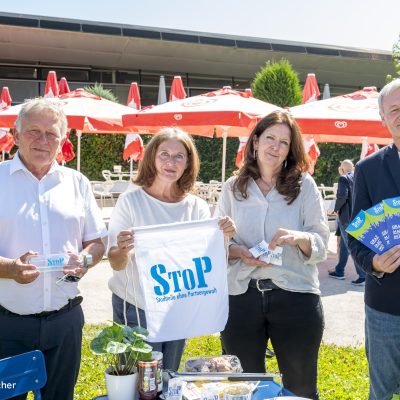 Pressekonferenz zur Eröffnung des StoP-Projekts.