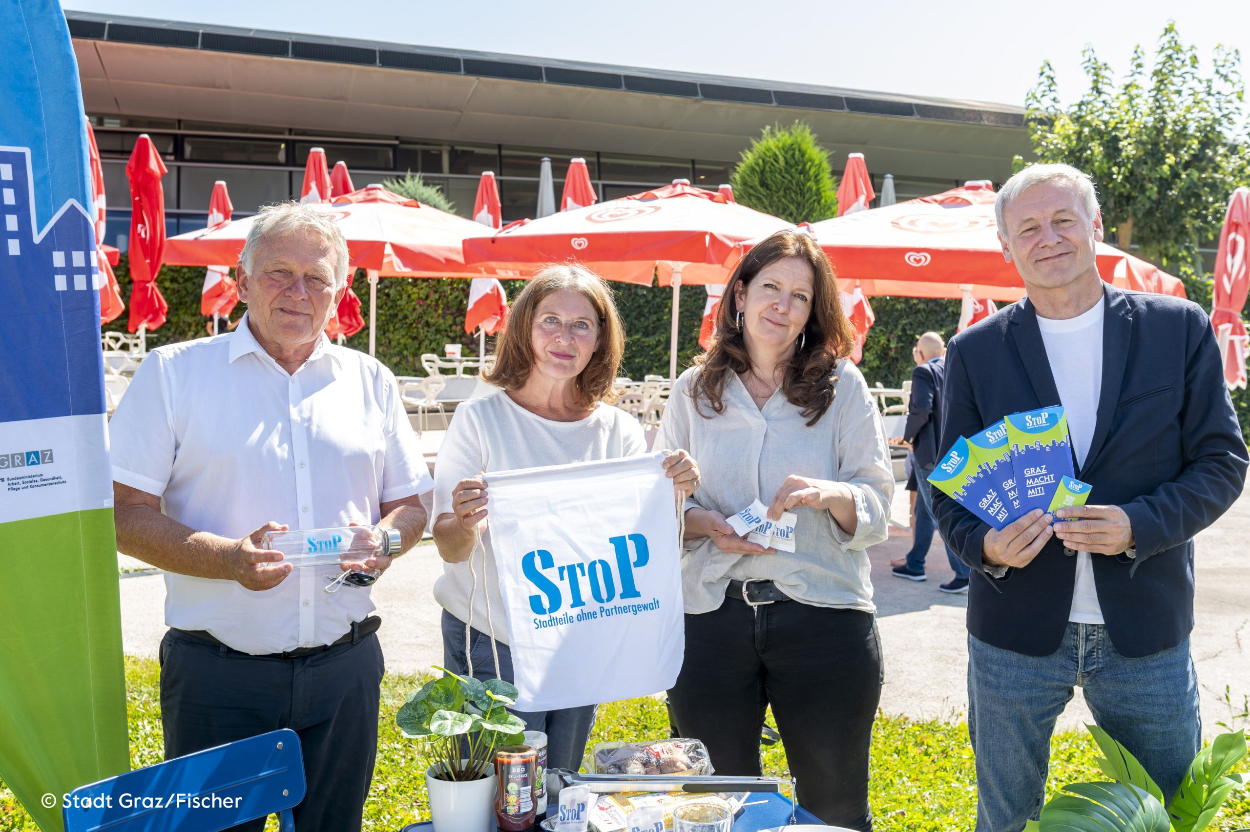 Pressekonferenz zur Eröffnung des StoP-Projekts.