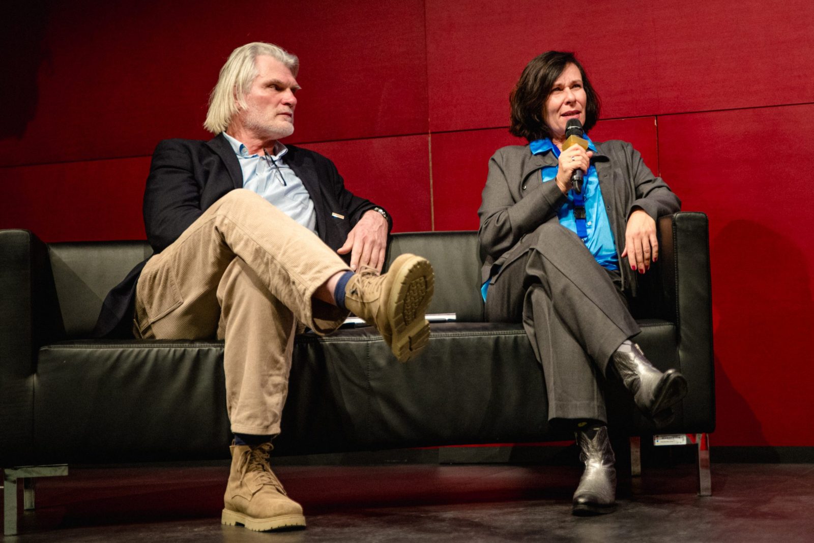 Mag. Dr. Rainer Loidl und Mag.a (FH) Annemarie Siegl beim Abschlusspodium